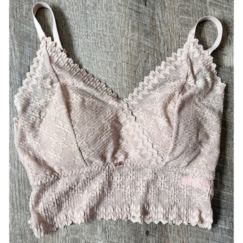 Jady K bralette size S/M‎ nude pink color